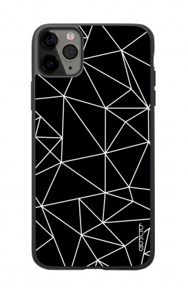 Apple iPh11 PRO MAX WHT Two-Component Cover - Geometric Abstract