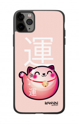 Apple iPh11 PRO MAX WHT Two-Component Cover - Japanese Fortune cat Kawaii