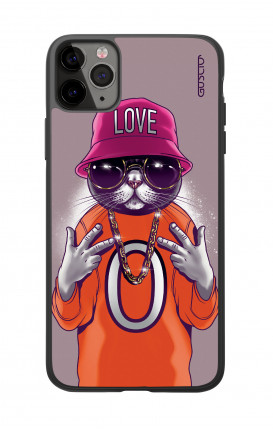 Cover Bicomponente Apple iPhone 11 PRO MAX - Gatto LOVE