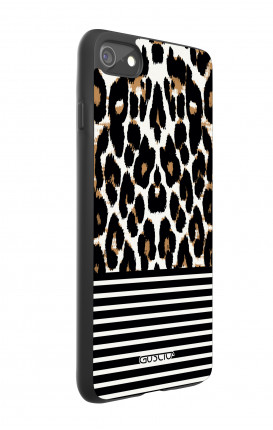 Apple iPhone 7/8 White Two-Component Cover - Animalier & Stripes