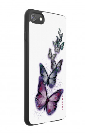 Apple iPhone 7/8 White Two-Component Cover - Butterflies