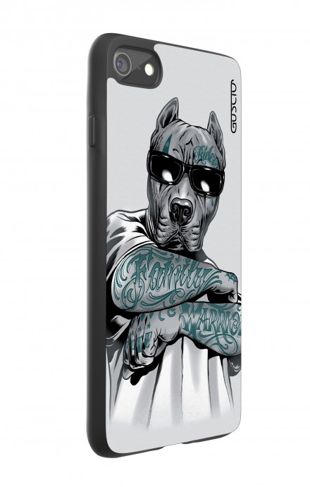Cover Bicomponente Apple iPhone 7/8 - Pitbull tatuato