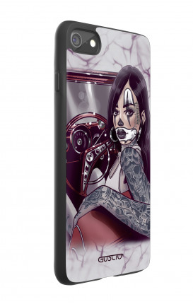 Cover Bicomponente Apple iPhone 7/8 - Pin Up Chicana in auto