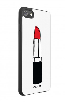 Apple iPhone 7/8 White Two-Component Cover - Red Lipstick