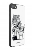 Cover Bicomponente Apple iPhone 7/8 - Tigre al cesso