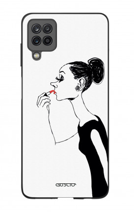 Samsung A12 Two-Component Cover - Lady with Lipstick