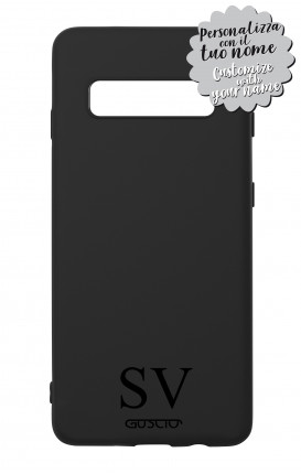 Cover Rubber Samsung S10 - InizialiCifre max 5 caratteri