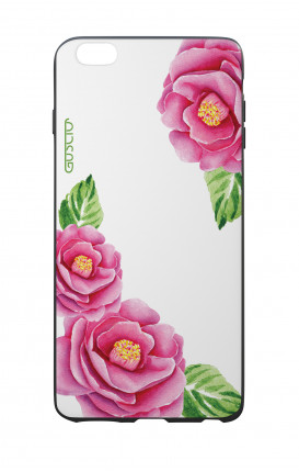 Cover Bicomponente Apple iPhone 6/6s - Peonie trasparenti