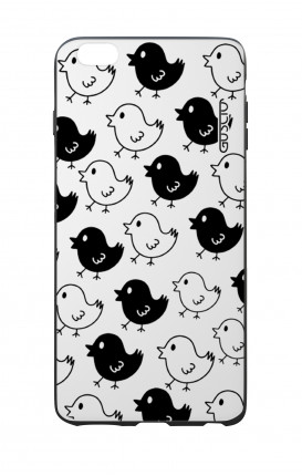 Apple iPhone 6 WHT Two-Component Cover - Black & White Chicks