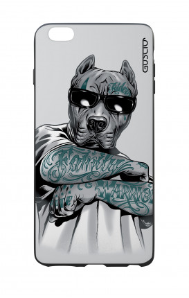 Apple iPhone 6 WHT Two-Component Cover - Tattooed Pitbull