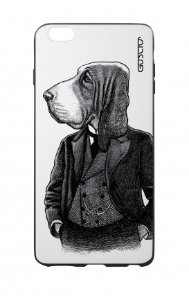 Apple iPhone 6 WHT Two-Component Cover - Dog in waistcoat