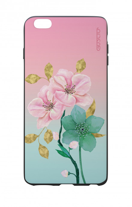 Apple iPhone 6 WHT Two-Component Cover - Pink Flowers