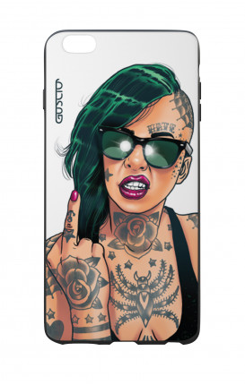 Apple iPhone 6 PLUS WHT Two-Component Cover - WHT Girl in Green