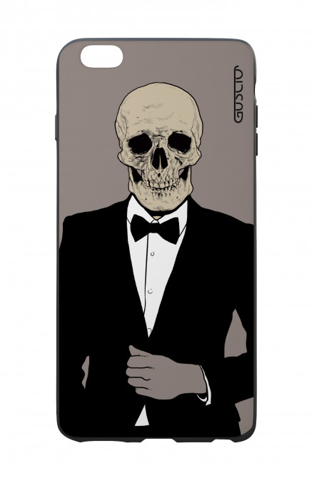 Apple iPhone 6 PLUS WHT Two-Component Cover - Tuxedo Skull