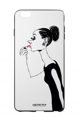 Cover Bicomponente Apple iPhone 6 Plus - Miss con rossetto