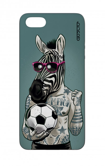 Apple iPhone 5 WHT Two-Component Cover - Zebra