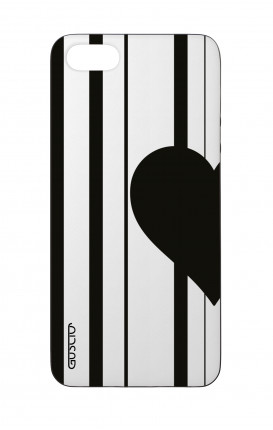 Apple iPhone 5 WHT Two-Component Cover - Half Heart