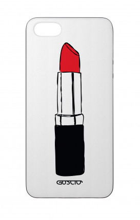 Apple iPhone 5 WHT Two-Component Cover - Red Lipstick