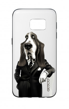 Cover Bicomponente Samsung S7  - Cane elegante