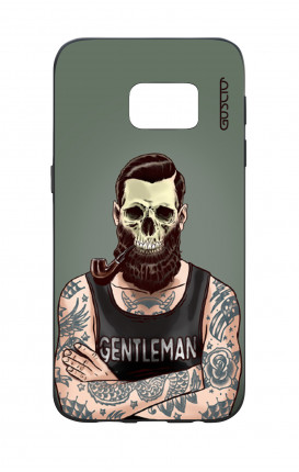 Cover Bicomponente Samsung S7  - Teschio gentiluomo