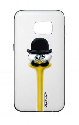 Cover Bicomponente Samsung S7  - Yelloneck Moustache 