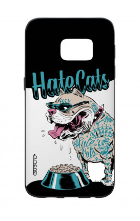 Samsung S7 WHT Two-Component Cover - Hate Cats