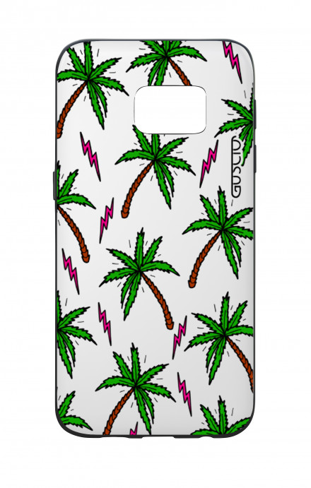 Samsung S7 WHT Two-Component Cover - Palms & Thunder