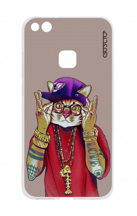 Cover Huawei P10 Lite - Hip Hop Cat