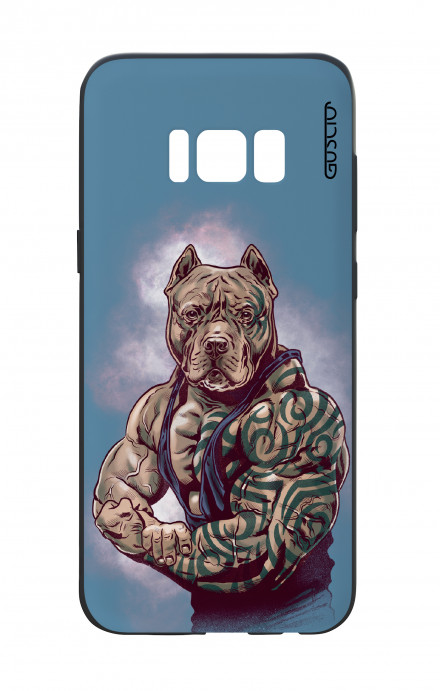 Samsung S8 White Two-Component Cover - Pitbull Tattoo