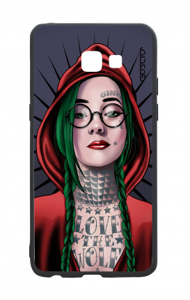 Samsung A5 2017 White Two-Component Cover - Red Hood Girl