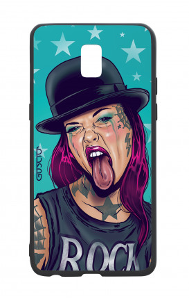 Cover Bicomponente Samsung J5 2017 - Ragazza linguaccia