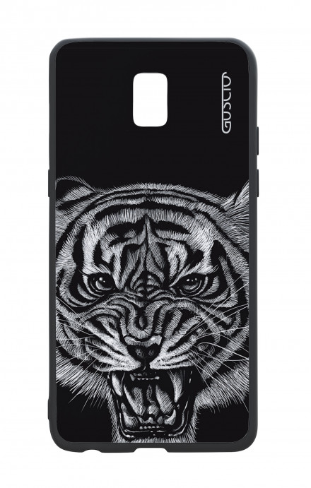 Samsung J5 2017 White Two-Component Cover - Black Tiger
