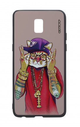 Samsung J5 2017 White Two-Component Cover - Hip Hop Cat