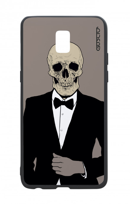 Samsung J5 2017 White Two-Component Cover - Tuxedo Skull
