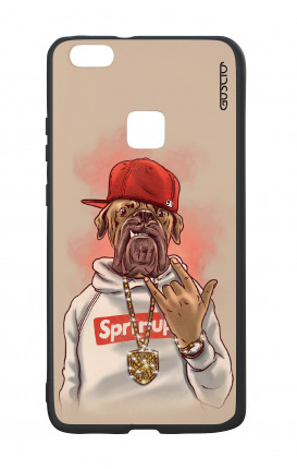 Huawei P9Lite White Two-Component Cover - Rap Dog