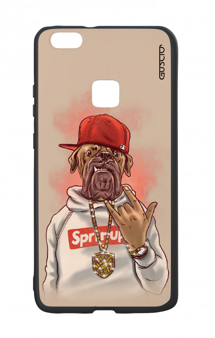 Huawei P9Lite White Two-Component Cover - Rap Dog