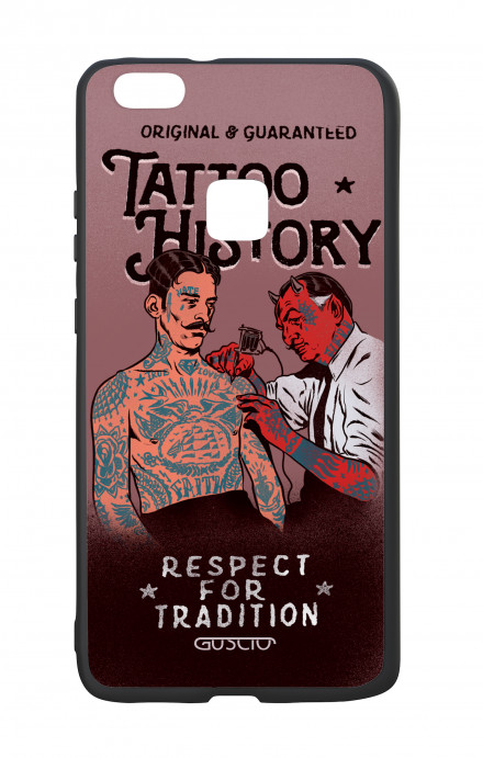 Huawei P9Lite White Two-Component Cover - Tattoo History