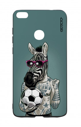 Huawei P8Lite 2017 White Two-Component Cover - Zebra