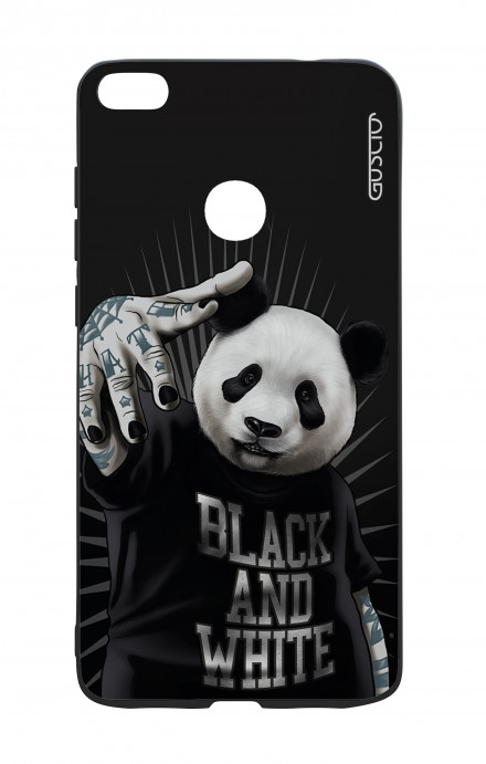Cover Bicomponente Huawei P8Lite 2017 - Panda rap