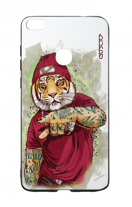 Huawei P8Lite 2017 White Two-Component Cover - WHT Hip Hop Tiger