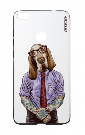 Cover Bicomponente Huawei P8Lite 2017 - Italian Hound bianco