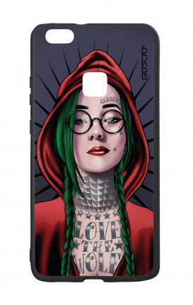 Huawei P10Lite White Two-Component Cover - Red Hood Girl