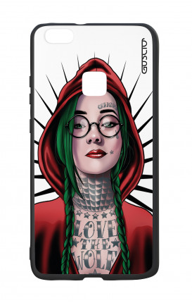 Huawei P10Lite White Two-Component Cover - WHT Red Hood Girl