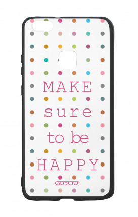 Cover Bicomponente Huawei P10Lite - Make sure to be happy