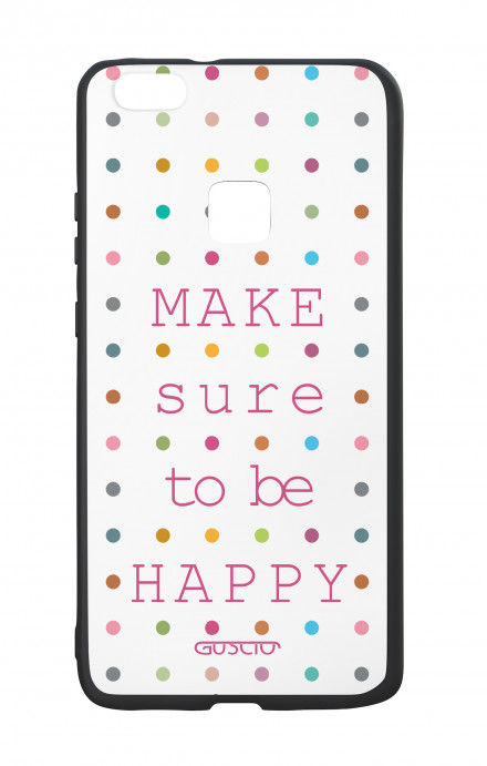Huawei P10Lite White Two-Component Cover - Make sure to be happy