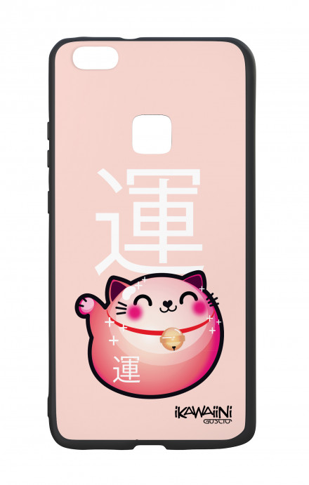 Huawei P10Lite White Two-Component Cover - Japanese Fortune cat Kawaii