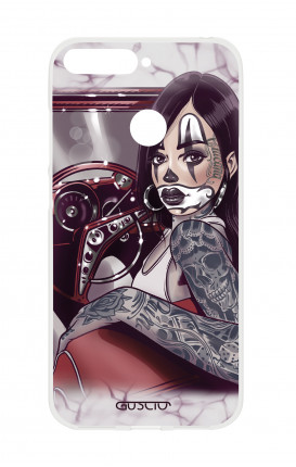 Cover HUAWEI Y6 2018 Prime - Chicana Pin Up on her way