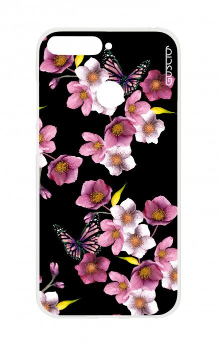 Cover TPU Huawei Y6 2018 Prime - Fiori di ciliegio