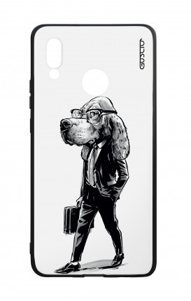 Cover Bicomponente Huawei P20Lite - Business Dog