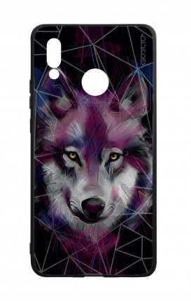 Huawei P20Lite WHT Two-Component Cover - Neon Wolf